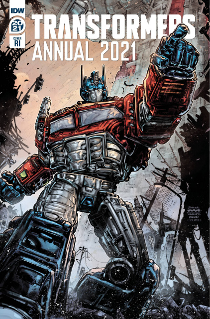 The Transformers Annual 2021 (10 Copy Freddie Williams Cover)