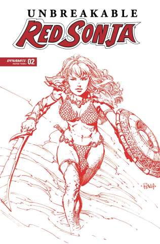 Unbreakable Red Sonja #2 (10 Copy Finch Fiery Cover)