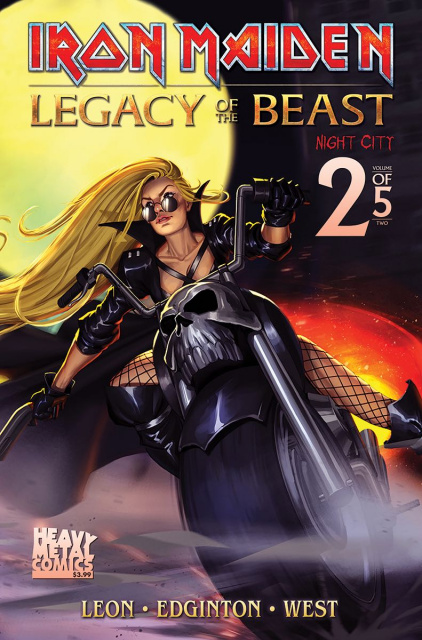 Iron Maiden: Legacy of the Beast - Night City #2 (Cover B)