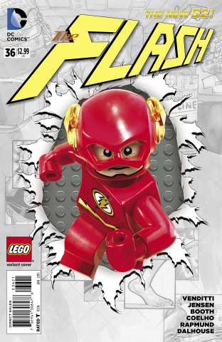 The Flash #36 (Lego Cover)