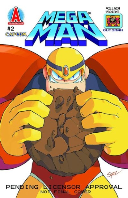 Mega Man #2 (Villain Cover)
