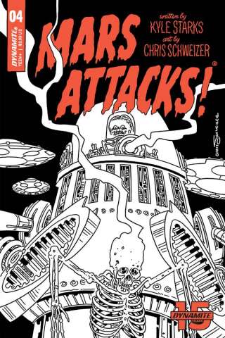 Mars Attacks #4 (30 Copy Schweizer B&W Cover)