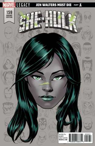 She-Hulk #159 (McKone Legacy Headshot Cover)