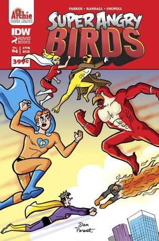 Angry Birds: Super Angry Birds #4 (Archie 75th Anniversary Cover)