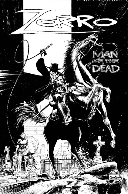 Zorro: Man of the Dead #1 (50 Copy B&W Murphy Cover)