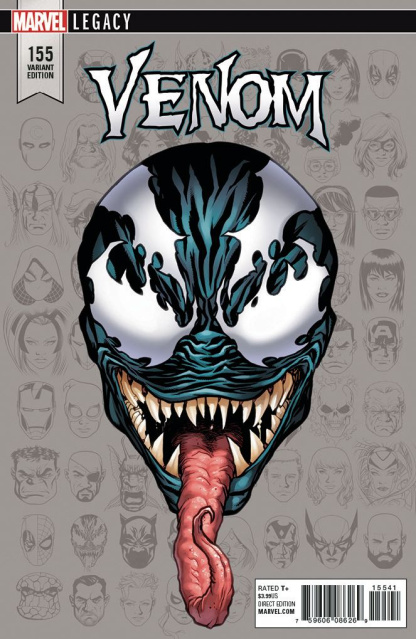 Venom #155 (McKone Legacy Headshot Cover)