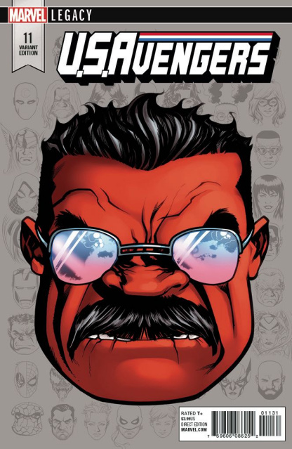 U.S.Avengers #11 (McKone Legacy Headshot Cover)