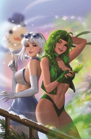 Fire & Ice: Welcome to Smallville #6 (Lesley Leirix Li Sweater Weather Card Stock Cover)