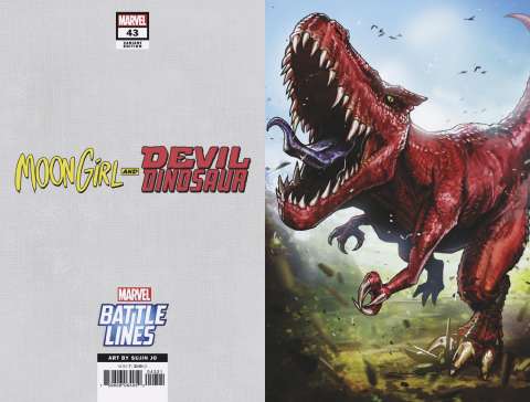 Moon Girl and Devil Dinosaur #43 (Sujin Jo Marvel Battle Lines Cover)