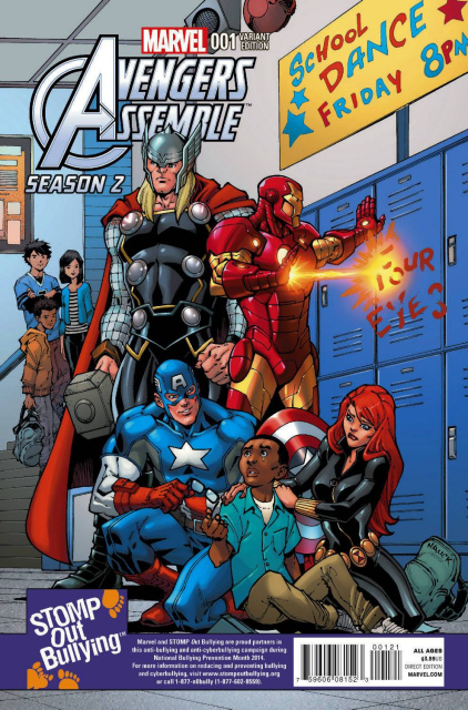 Avengers Assemble, Season Two #1 (Stomp Out Bullying Cover)