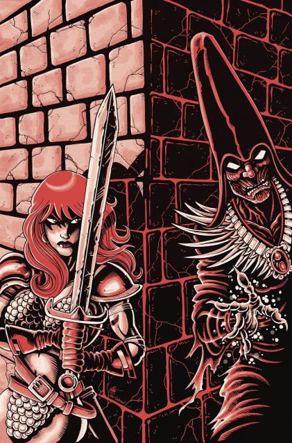 Red Sonja #6 (11 Copy TMNT Homage Haeser Cover)