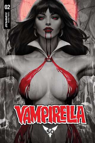 Vampirella #2 (Lau Rare Blood Moon Cover)