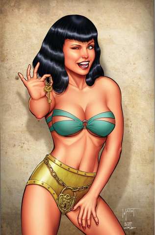 Bettie Page and The Curse of the Banshee #2 (Mychaels Virgin Cover)