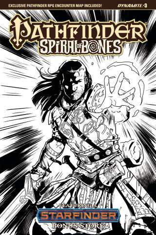 Pathfinder: Spiral of Bones #3 (Galindo B&W Cover)