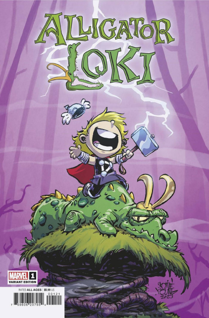 Alligator Loki #1 (Skottie Young Cover)