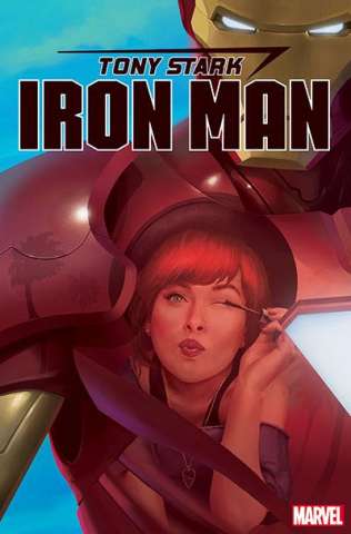 Tony Stark: Iron Man #17 (Rahzzah Mary Jane Cover)