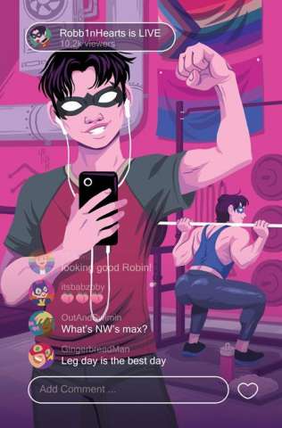 Nightwing #105 (Nick Robles DC Pride Card Stock Cover)