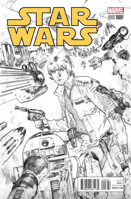 Star Wars #8 (Immonen Sketch Cover)