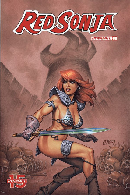 Red Sonja #8 (Linsner Cover)