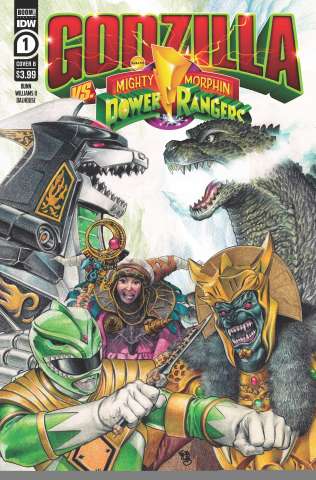 Godzilla vs. Mighty Morphin Power Rangers #1 (EJ Su Cover)