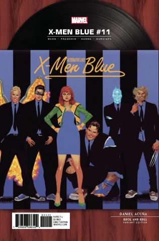 X-Men: Blue #11 (Acuna Rock 'N Roll Cover)