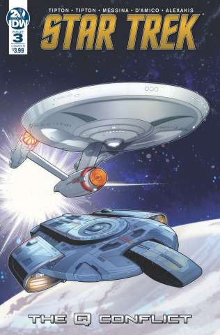 Star Trek: The Q Conflict #3 (Messina Cover)