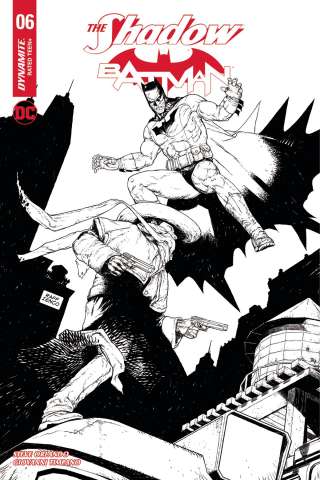 The Shadow / Batman #6 (10 Copy Ienco B&W Cover)