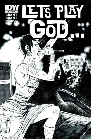 Let's Play God #2 (Black & White Cover)