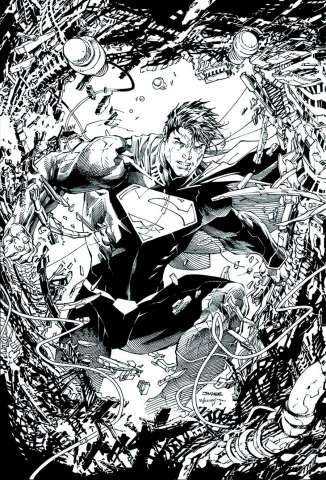 Superman Unchained #1 (Black & White Cover)