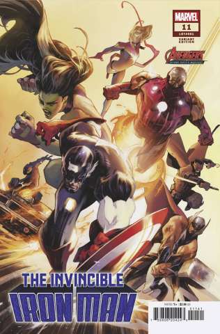 The Invincible Iron Man #11 (Alex Lozano Avengers 60th Anniversary Cover)
