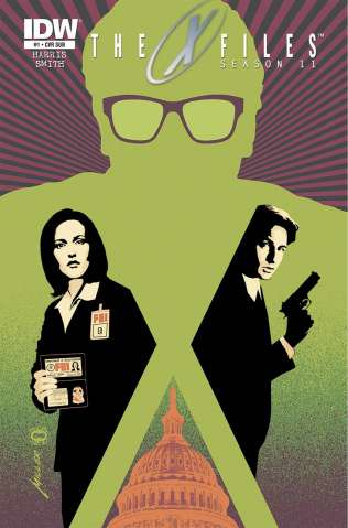 The X-Files, Season 11 #1 (Miller Subscription Cover)