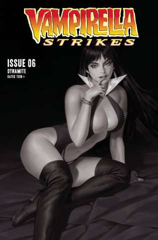 Vampirella Strikes #6 (10 Copy Foc Yoon B&W Cover)