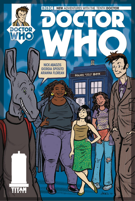 Doctor Who: New Adventures with the Tenth Doctor, Year Three #14 (Abadzis Cover)
