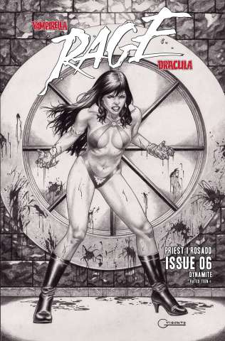 Vampirella / Dracula: Rage #6 (10 Copy Vigonte Line Art Cover)