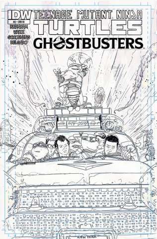 Teenage Mutant Ninja Turtles / Ghostbusters #2 (10 Copy Cover)