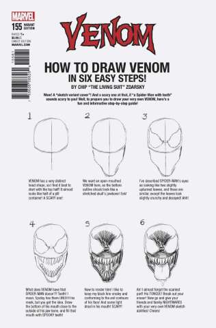 Venom #155 (Zdarsky How To Draw Cover)