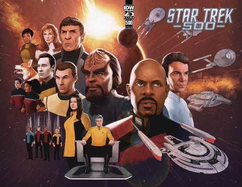 Star Trek #500 (Bartok Cover)