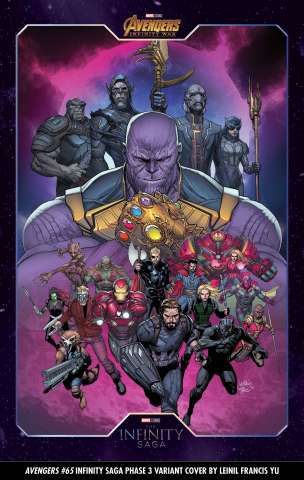 Avengers #65 (Yu Infinity Saga Phase 3 Cover)