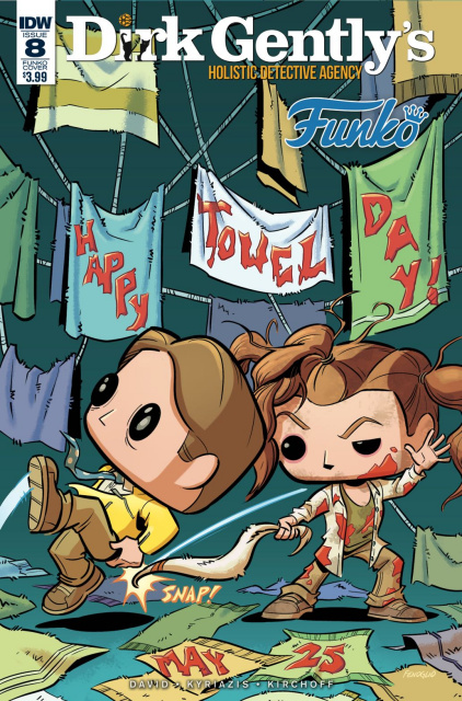 Dirk Gently's Holistic Detective Agency: The Salmon of Doubt #8 (Funko Art Cover)