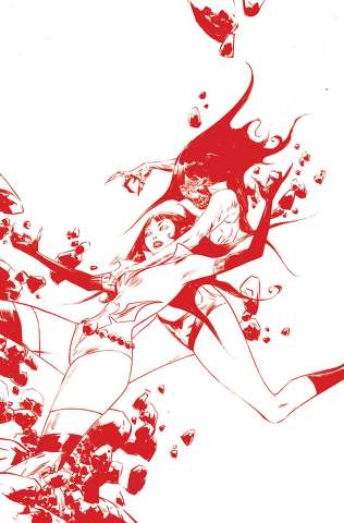 Vampirella: The Dark Powers #3 (Lee Crimson Red Line Art Virgin Cover)