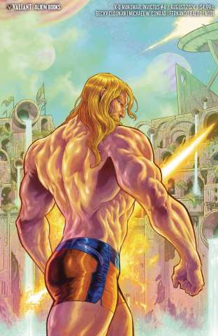 X-O Manowar: Invictus #4 (Fajardo Swimsuit Cover)