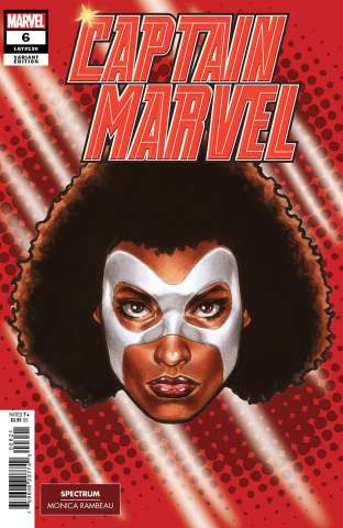 Captain Marvel #6 (Mark Brooks Headshot Cover)