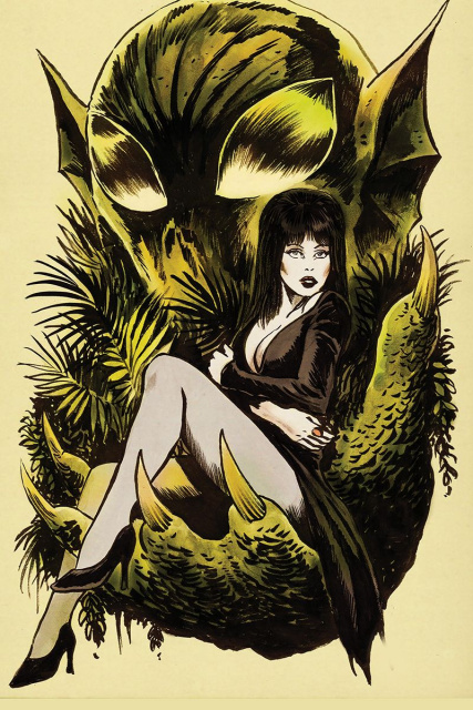 The Shape of Elvira #4 (10 Copy Francavilla Virgin Cover)