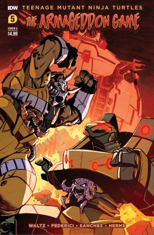 Teenage Mutant Ninja Turtles: The Armageddon Game #5 (Federici Cover)