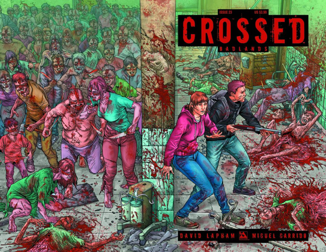 Crossed: Badlands #23 (Wrap Cover)