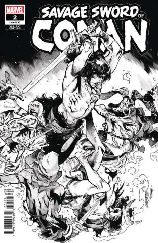 The Savage Sword of Conan #2 (Larraz B&W Cover)