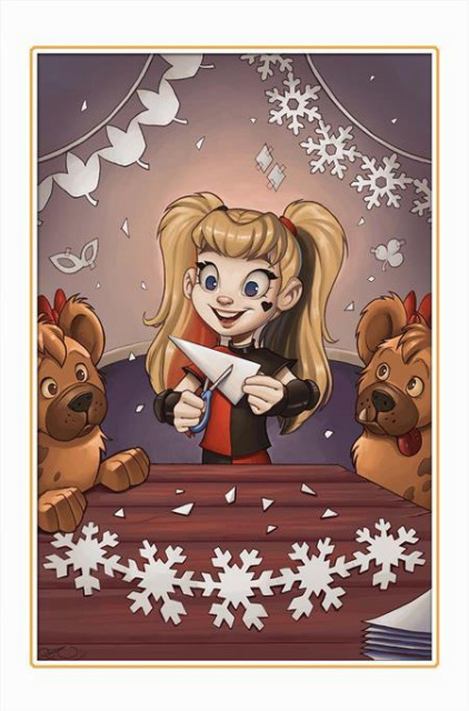 Harley Quinn #46 (Chrissie Zullo DC Winter Wonderland Card Stock Cover)