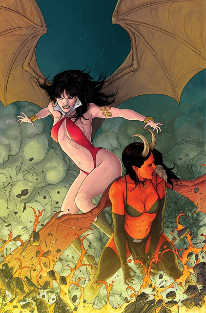 Vampirella vs. Purgatori #5 (Musabekov Virgin Cover)