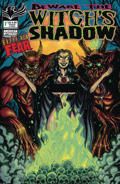 Beware the Witch's Shadow Happy New Fear #1 (Calzada Risque Cover)
