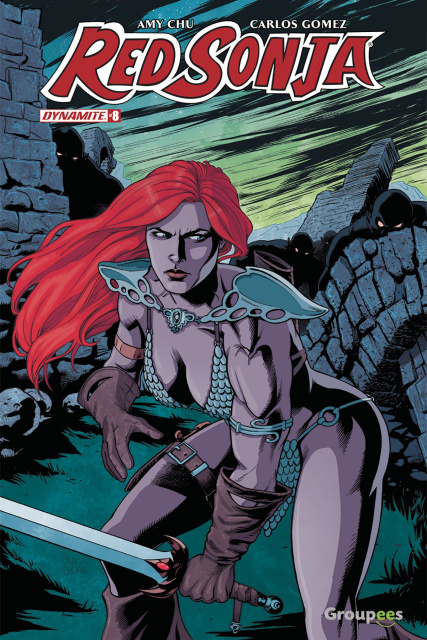 Red Sonja #8 (Groupees Cover)